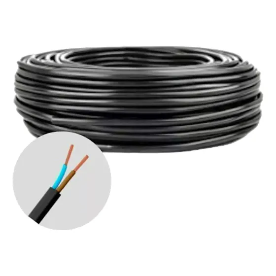 Fio Pp 2 5mm 50 Metros Cabo Duplo 2x2,5mm