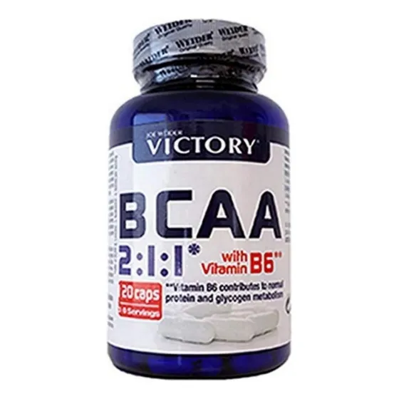 Bcaa - Aminoacidos Recuperacion 120 Capsulas Victory Sabor Sin Sabor