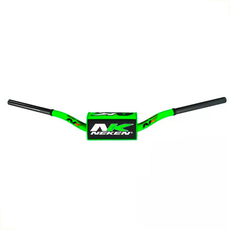 Manubrio Neken Radical Cross Enduro Fat Black Green Frances Manubrio Neken Radical Cross Enduro Fat Black Green Frances