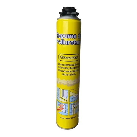 Espuma De Poliuretano Expansible 750ml X 1 Unidad Pist/canul