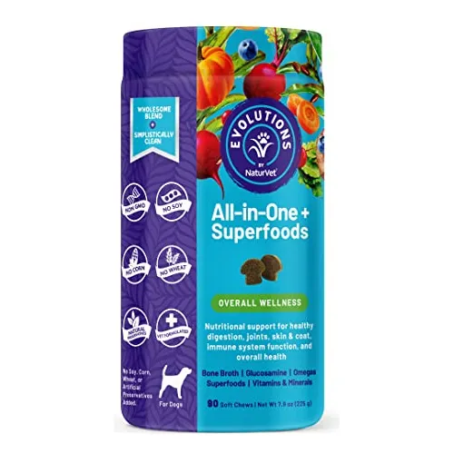 Evoluciones De Naturvet All-in-one + Superfoods 90ct Rh18s
