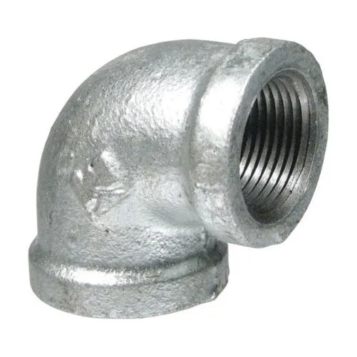Codo De Hierro Galvanizado De 1 Pulgada Hembra Hembra