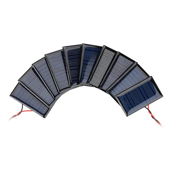 Aoshike 10 Mini Paneles Solares De 5 V 30 Ma Para Energía . Color Verde Oscuro