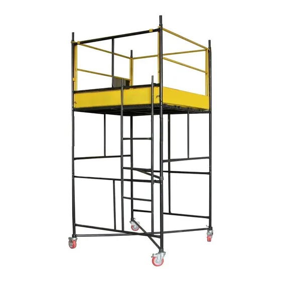 Andaime Tubular Completo Torre De 2 Metro Painel 1,00 X 2,00
