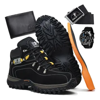 Kit Bota Botina Adventure Masculina + Brindes ImperdĂveis Kit Bota Botina Adventure Masculina + Brindes ImperdĂveis