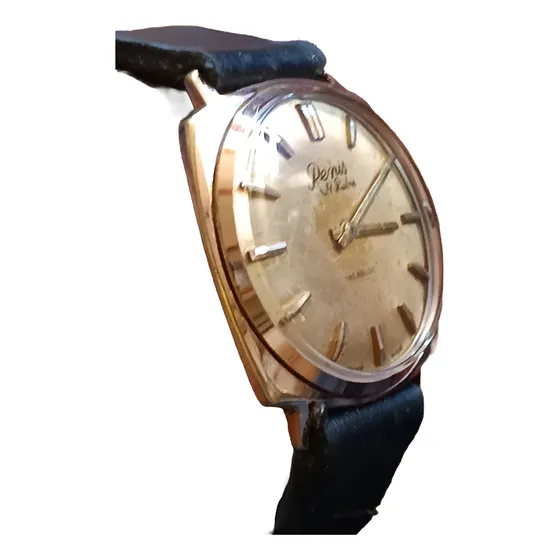 Reloj Mecánico Vintage Enchapado Oro Renis 17 Rubis Suizo