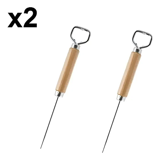 Punzon Pica Hielo Con Destapador De Acero Inoxidable