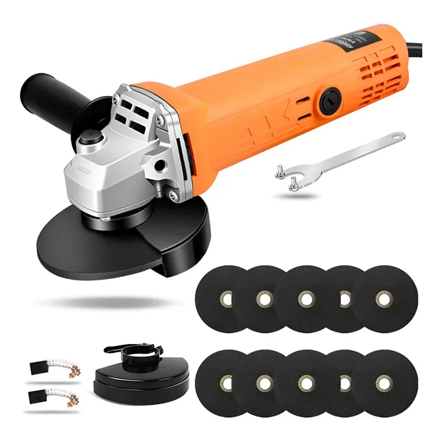 Amoladora Angular Mini Pulidora Esmeriladoras Esmeriles 860w Color Naranja Frecuencia 60 Hz