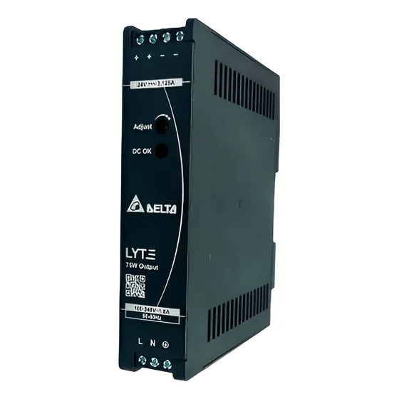 Fuente 24v 3.1a Delta Drl-24v75w1az P/riel Din