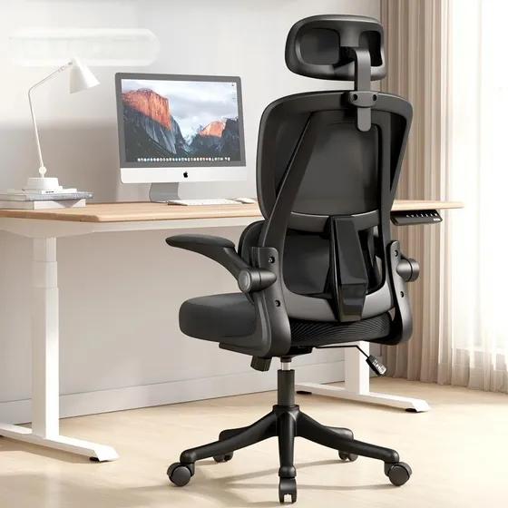 Silla Gamer Oficina Barata Escritorio Ergonómica Giratoria Color Negra Completa Material Del Tapizado Algodón