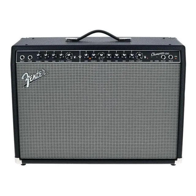 Amplificador Fender Champion Series 100 Para Guitarra De 100w Cor Preto/prata 120v
