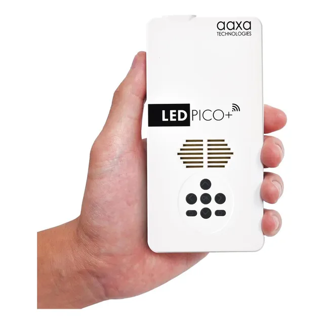 Aaxa Led Pico+ Max Mini Proyector, Batería De 2.7 Horas, Dlp