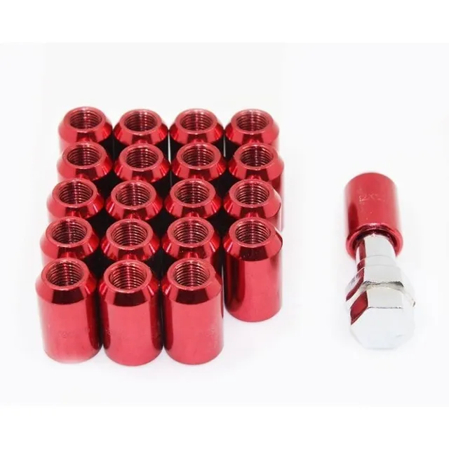 Tuercas De Seguridad Para Llanta Tunning 1.25 Antirrobo 16pc