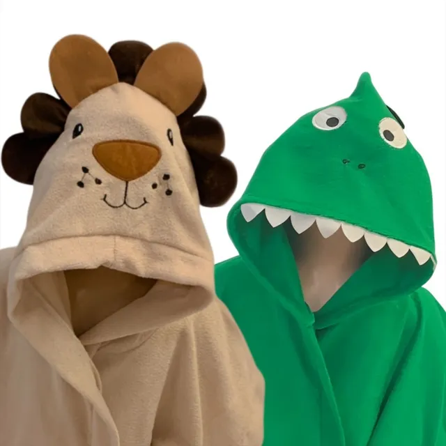 Black Friday Roupão Infantil Com Capuz De Animais Premium