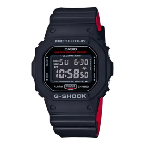 Relógio Casio G-shock Masculino Digital Dw-5600uhr-1dr