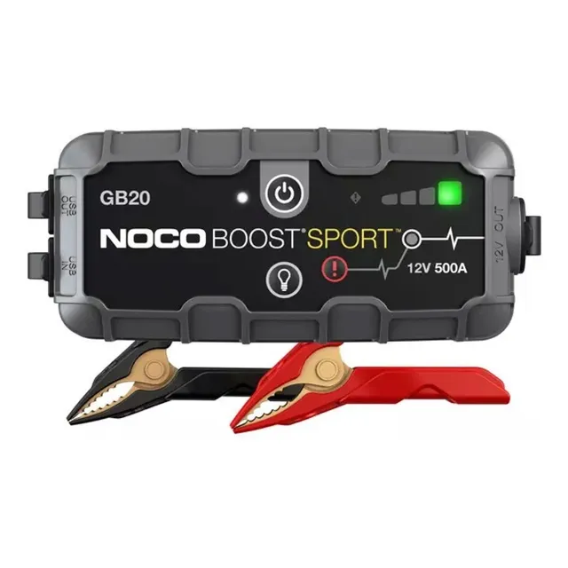 Arrancador Portatil Noco GB20 Auto Moto Ion Litio 500a USB