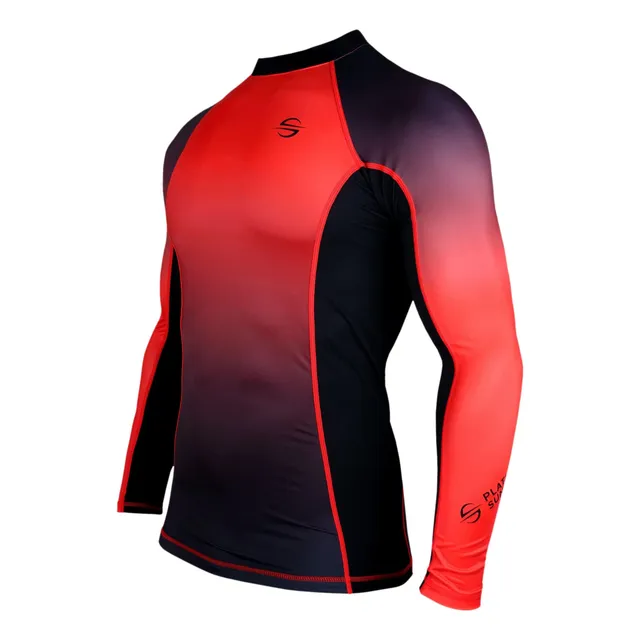 Camiseta Proteccion Upf 50+ Para Hombre Manga Larga Natacion