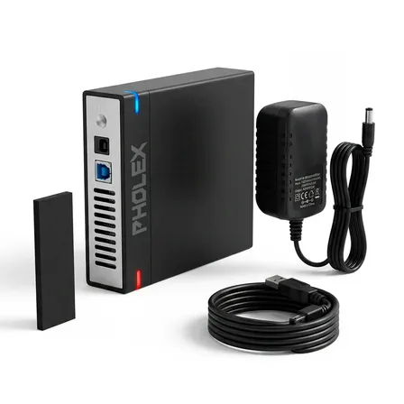 Case Externo Para Hd Sata III De 3.5 Polegadas Computador Conexão Usb 3.0 Cghd-g35 Capacidade Até 10tb Compatibilidade Total Pholex