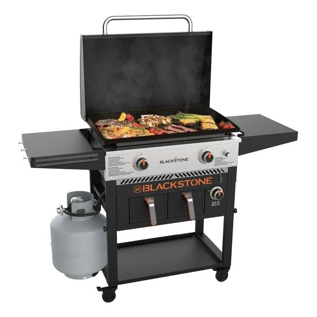 Asador Plancha Blackstone 28'' De Gas Con Freidora