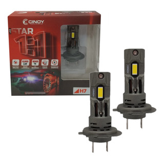 Kit Super Led Cinoy Star H7 6000k 6000 Lumens 12v Lampada Kit Super Led Cinoy Star H7 6000k 6000 Lumens 12v Lampada