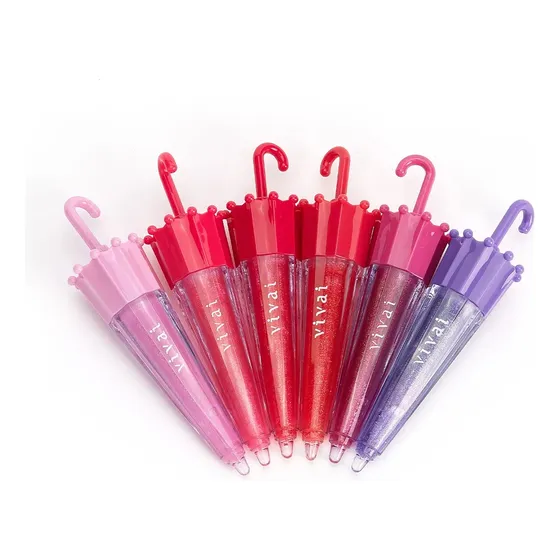 Kit C/6 Uni Lip Gloss Guarda - Chuva Infantil Vivai Atacado