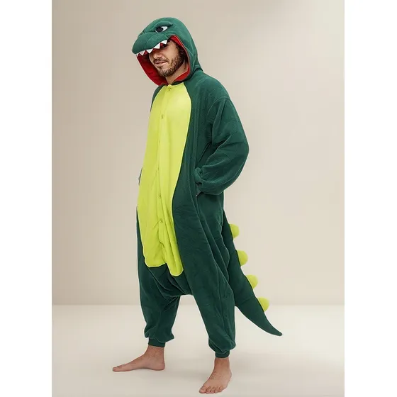 Pijama Dinosaurio Lagarto Enterizo Kigurumi Adultos 