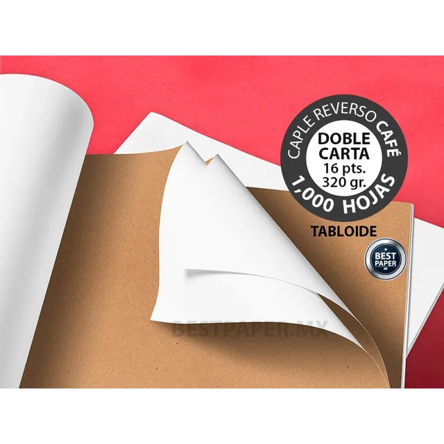 Carton Caple R/cafe 16 Pts Tabloide 320 G - 1,000 Hojas