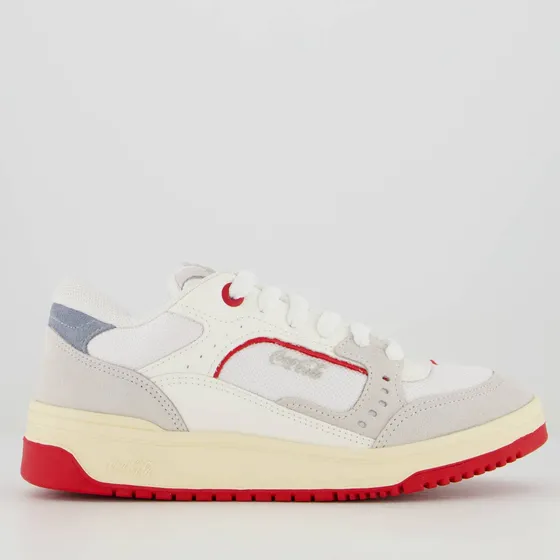 Tênis Coca Cola March Y2k Feminino Branco E Vermel