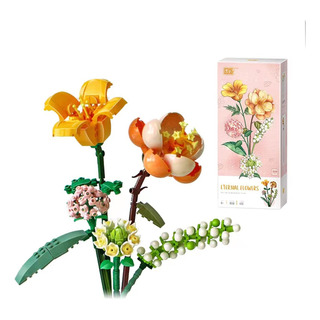 Kits Juego Set De Bloques De Construcción Ramo De Flores Kits Juego Set De Bloques De Construcción Ramo De Flores