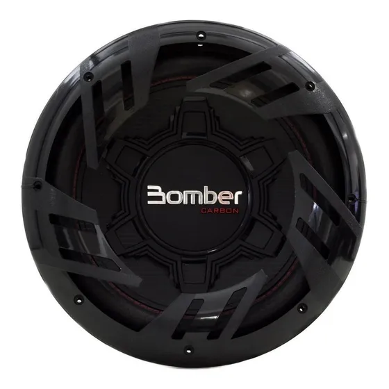 Subwoofer Alto Falantes Bomber Carbon 12 Pol 250w Rms 4 Ohms