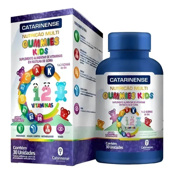 Gomitas multipolivitamínicas para niños de 30 ml - Catarinense