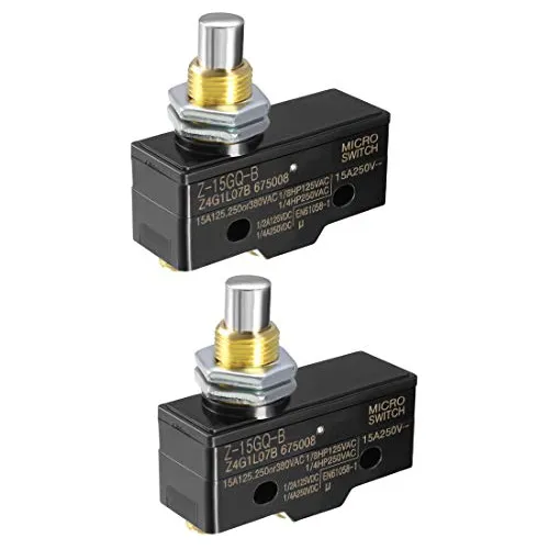 2pcs Z15gqb Interruptor De Límite De Botón De Presió...