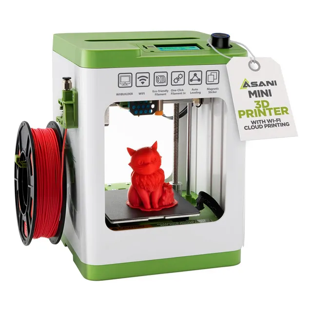 Mini Impresora 3d Asani Principiantes 10m Pla Wifi Sd Usb