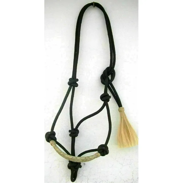 Nudo Halter Cuerda Azul Lago Color Principal: Negro
