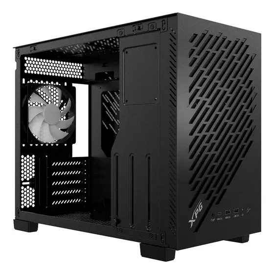 Gabinete Xpg Valor Air Nano Black Midi-tower Micro-atx Negro