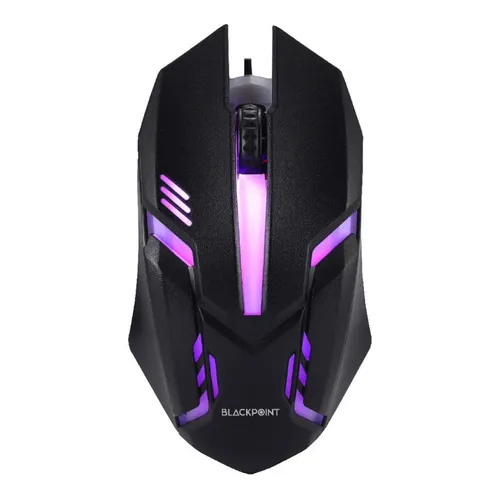 Mouse Black Point A20 Con Cable Usb Negro