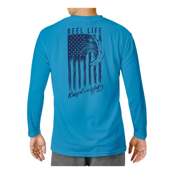 Camisa Franela Playera Protección Uv Reel Life