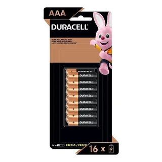 16 Pilha Aaa Duracell Alcalina Palito Econopack 16 Pilha Aaa Duracell Alcalina Palito Econopack