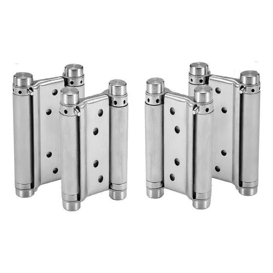 Bisagra Vaiven 5'' De Resorte Doble Acción Acero Inox (par) 