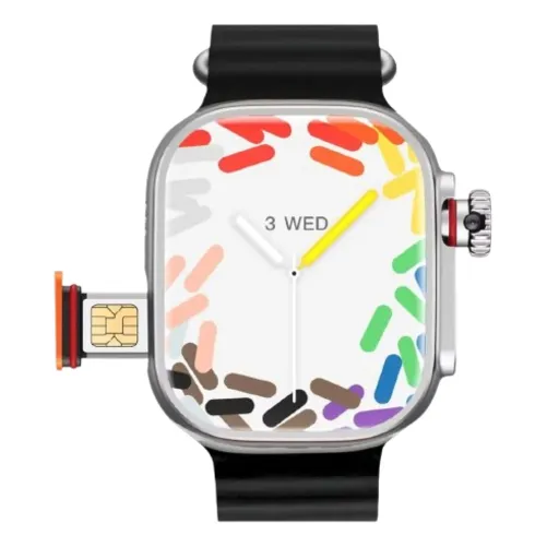 Smartwatch Microwear Dw99 Pro 4g 1.9  Titanio Lte