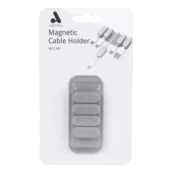 Soporte Magnetico Astra Organizador Adhesivo Cables 5 En 1