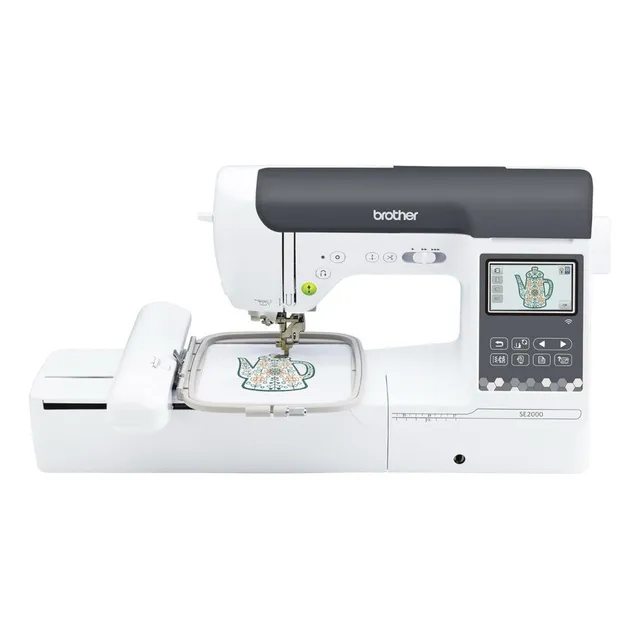 Maquina Brother Se2000 De Bordar Y Coser 110v