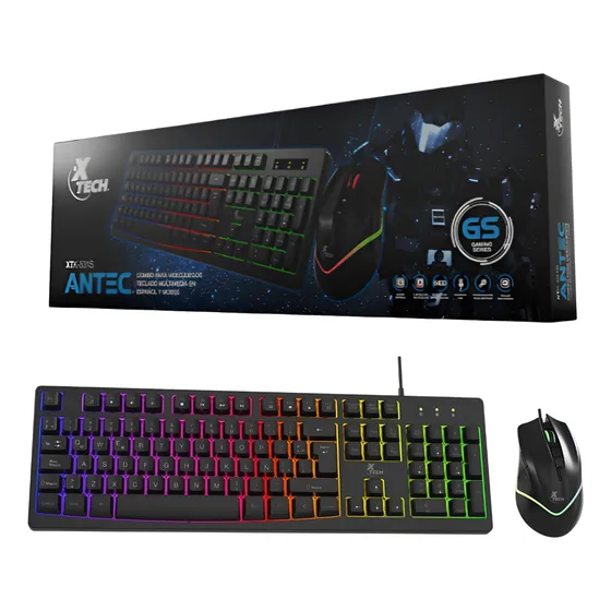 Teclado Y Mouse Gamer Xtech Combo Amtec Xtk-531s