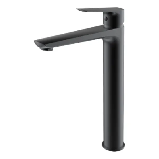 Bm Griferia Monomando Alto Black Lavamano Bmvcj168y20as