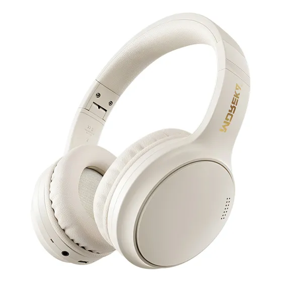 Audífonos Inalámbricos Plegables Bluetooth Gamer Diadema Color Blanco