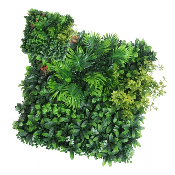 Vegetación Simulada Muro Verde Simulado