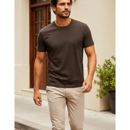 Camiseta Masculina Básica Slim Algodão - Várias Cores Ogochi