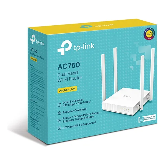 Router Tp Link Archer C24 Ac750 Dual Band Wifi Doble Banda