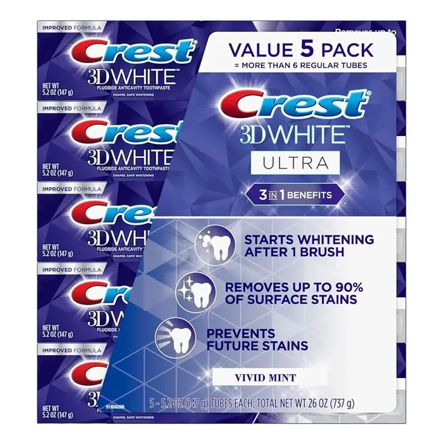 Pasta De Dientes Crest 3d White, 147 G - g a $40766