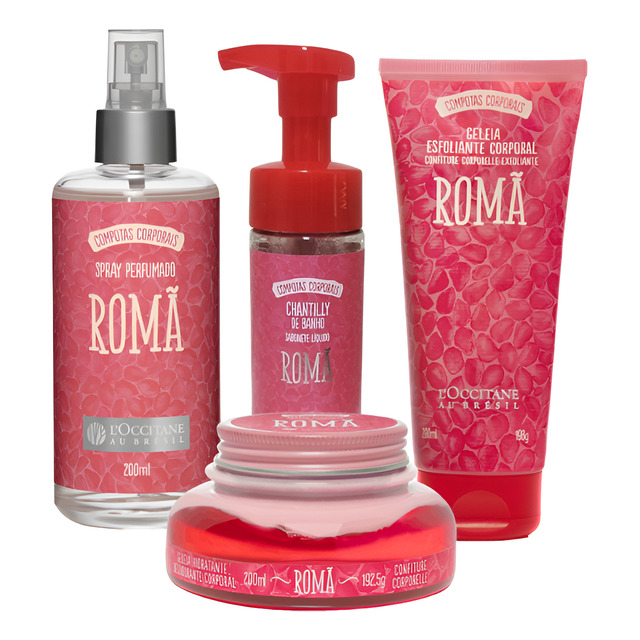 Combo Rotina Romã Spray, Hidratante, Esfoliante E Chanttilly Combo Rotina Romã Spray, Hidratante, Esfoliante E Chanttilly